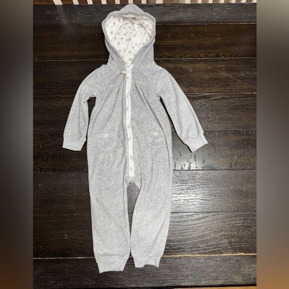 24m fleece carters heart jumpsuit - Picture 1 of 3